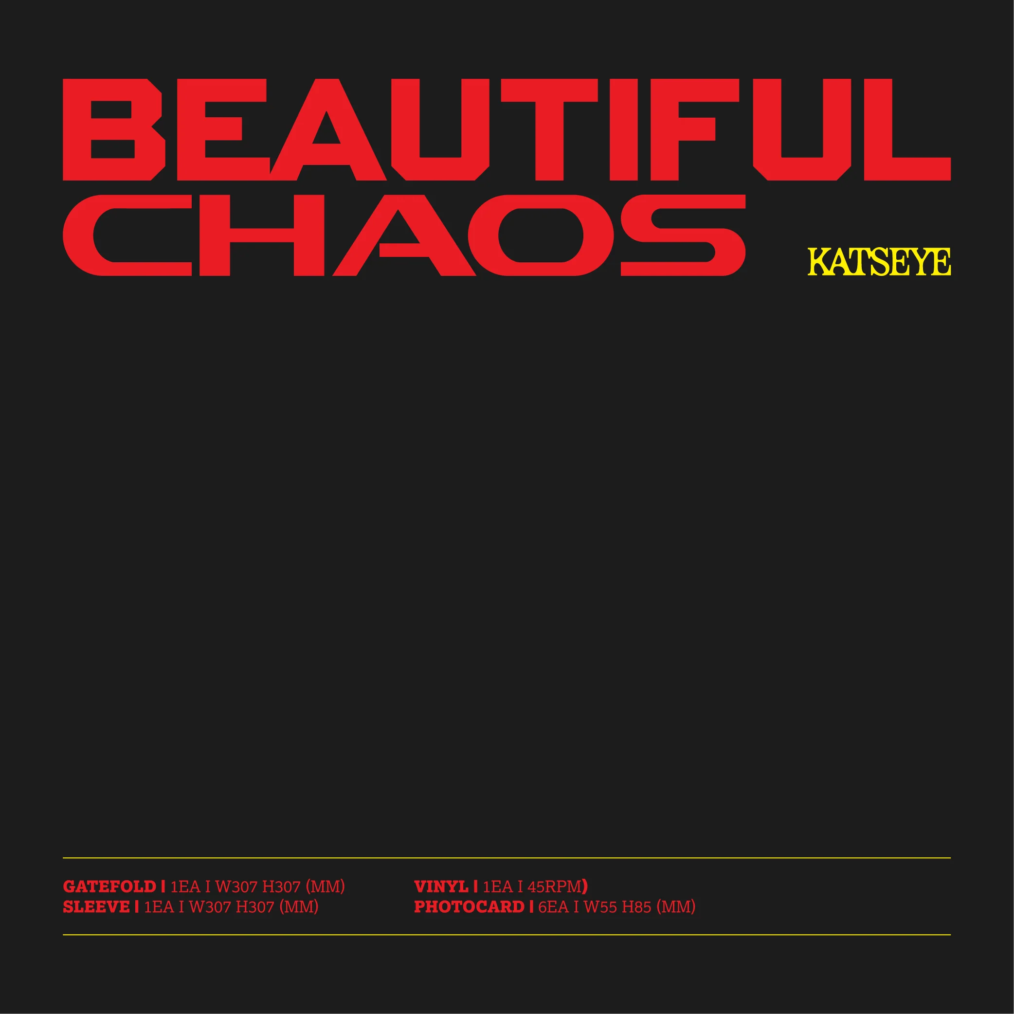 BEAUTIFUL CHAOS - Official Store Exclusive Signed Vinyl - Image 3
