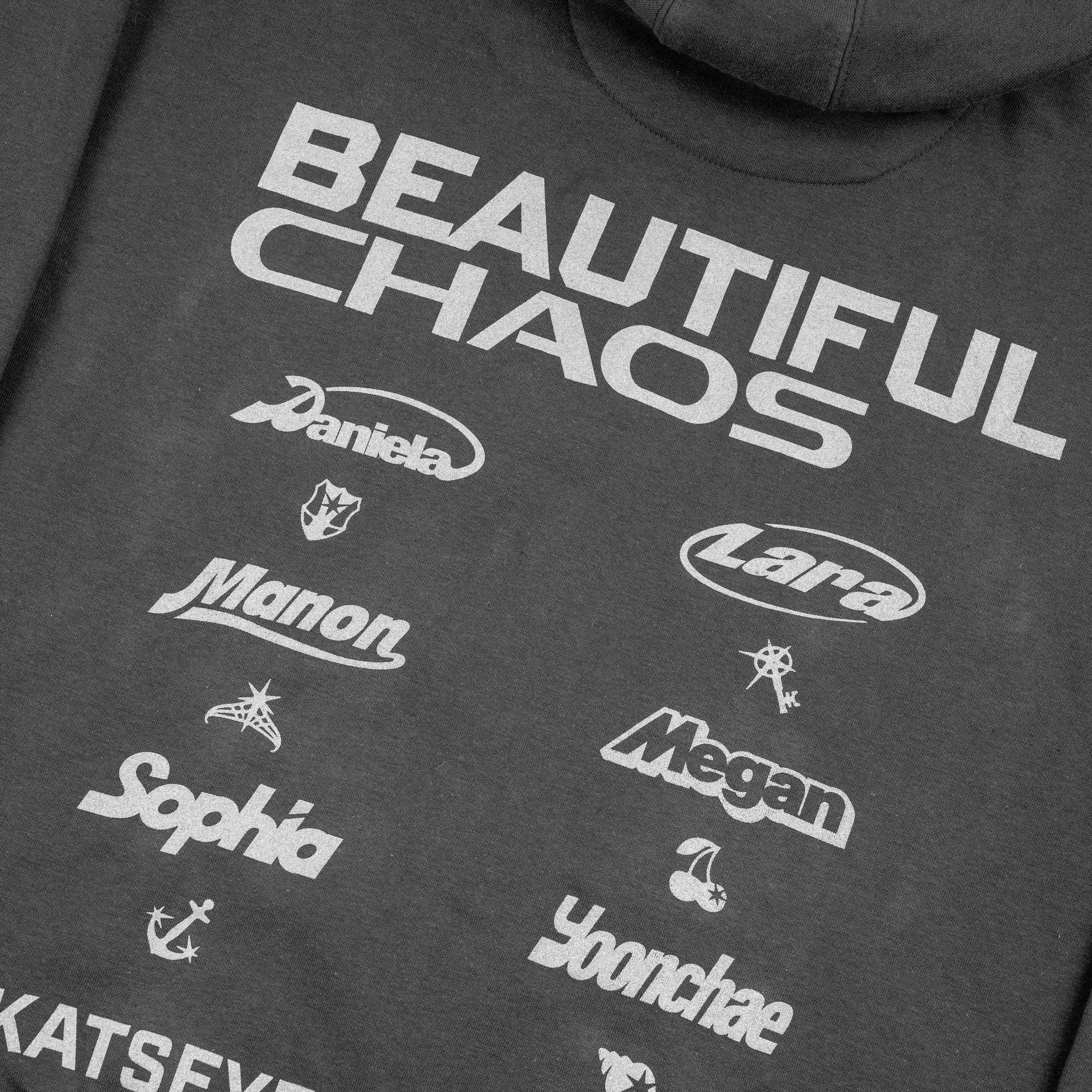 BEAUTIFUL CHAOS Zip-Up Hoodie - Image 6